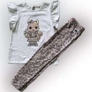 Huxbaby Cheery Chipmunk Kids organic cotton set